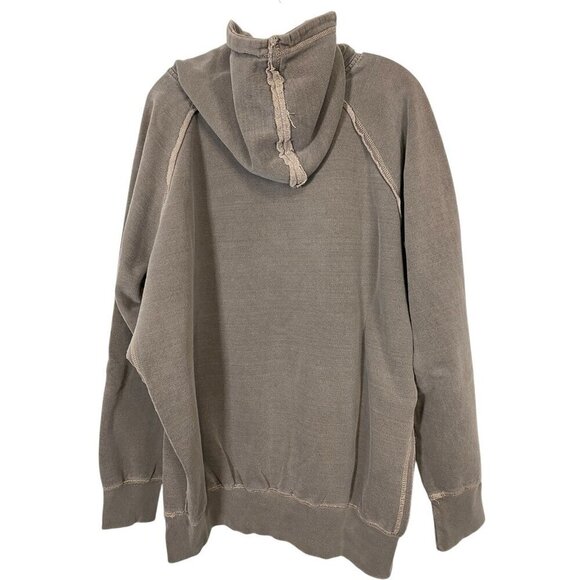 Ragwear Alaska Up North Hooded Sweatshirt Size XL Pouch Pocket Moose Gray - Picture 3 of 6